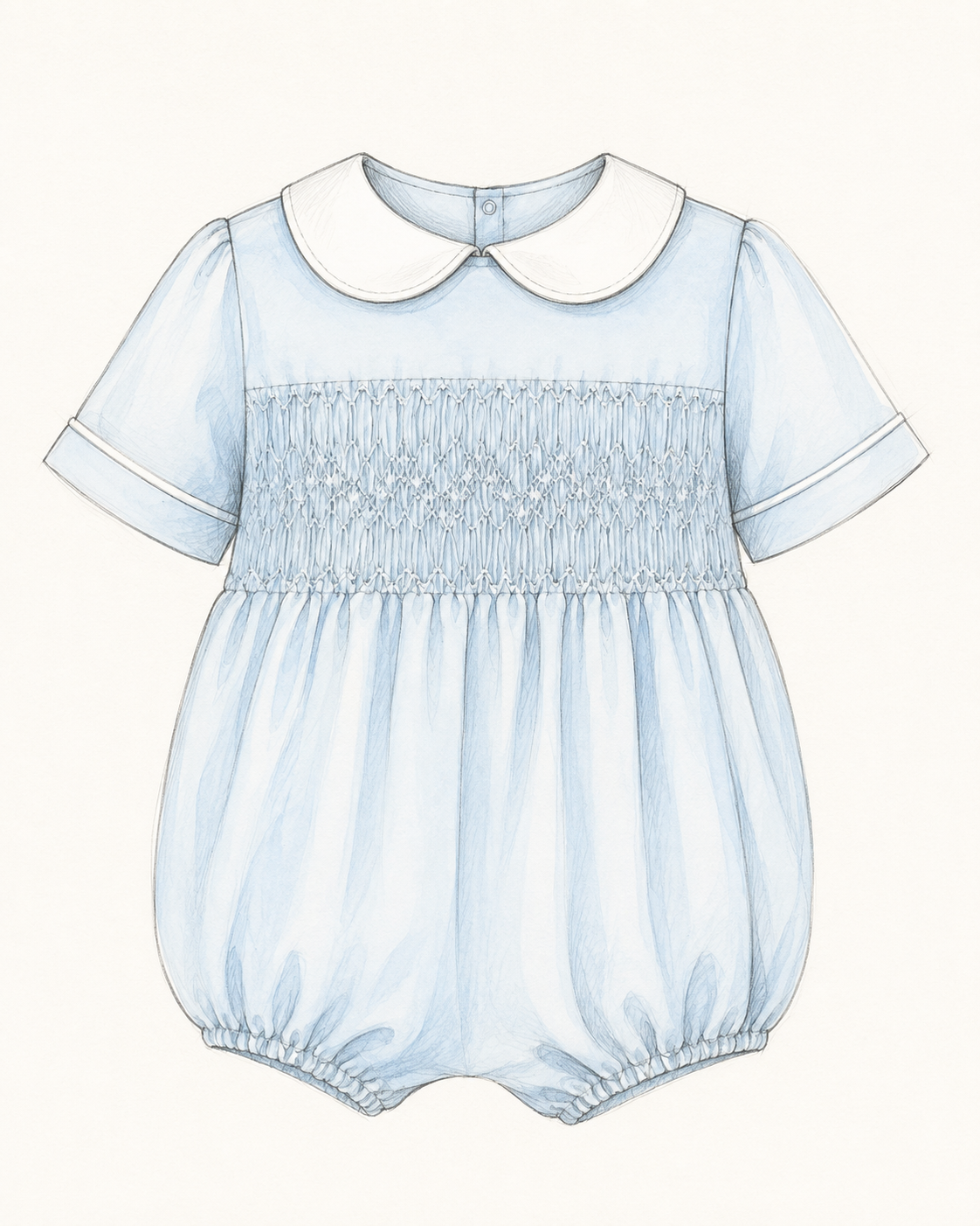 Romper Boys Blue